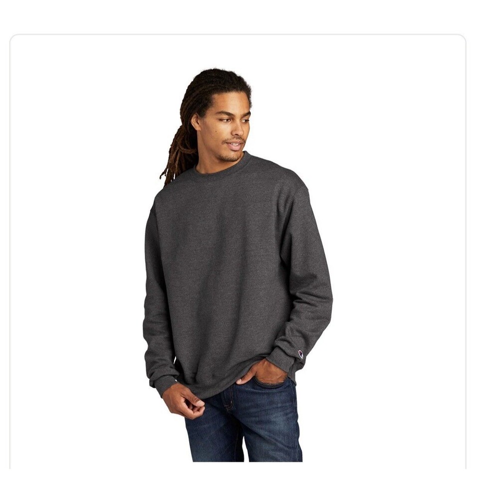 Champion Men's Gray Pullover Sweatshirt Regular Size M Athleticwear